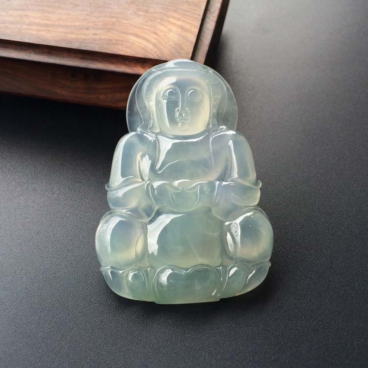 (超值推荐)冰种晴水观音挂件