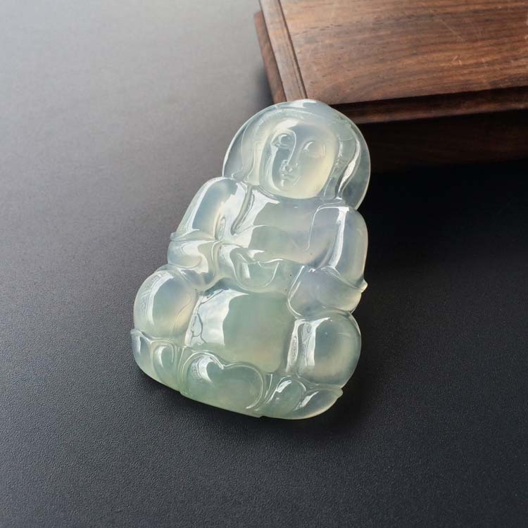 (超值推荐)冰种晴水观音挂件