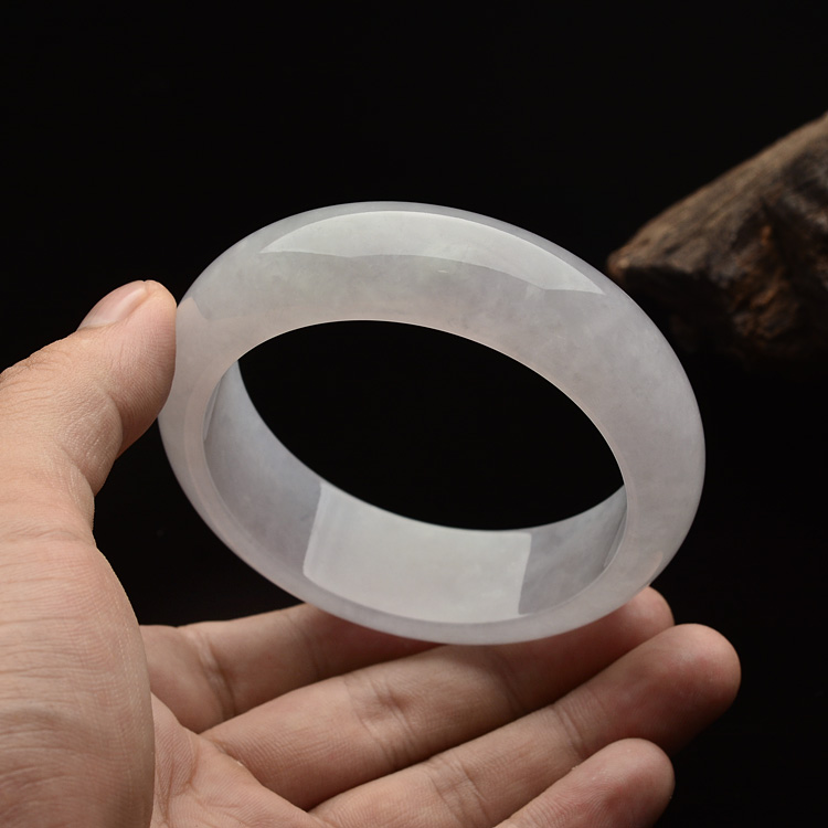 (超值推荐)糯冰种晴水手镯(59.1mm)