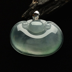 (超值推荐)冰种晴水飘花如意挂件