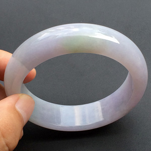 糯冰种紫罗兰手镯（57mm）