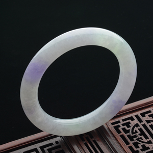 (超值推荐)糯冰种紫罗兰手镯(58mm)