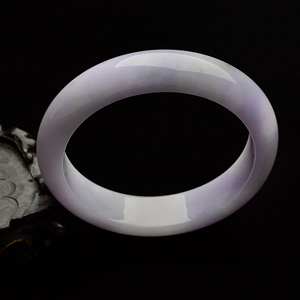 糯冰种紫罗兰手镯(58.5mm)