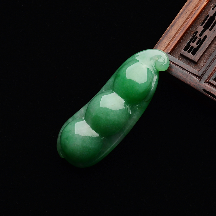 (超值推荐)糯冰种豆色福豆挂件