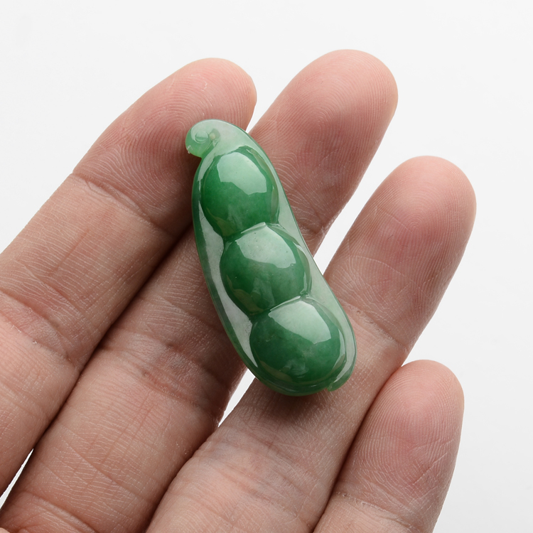 (超值推荐)糯冰种豆色福豆挂件