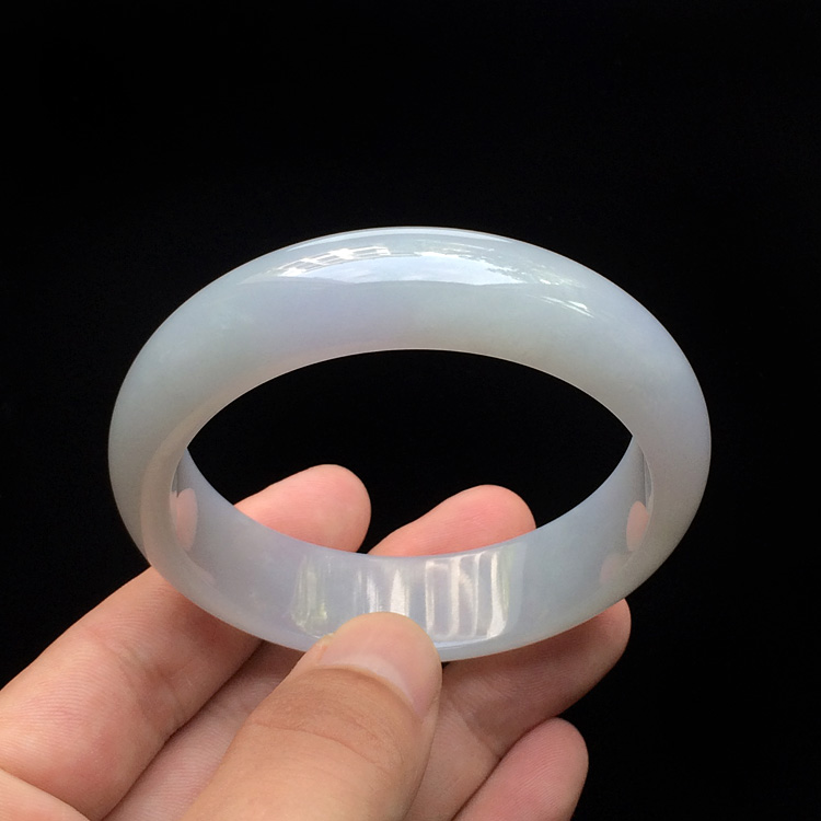 糯冰种紫罗兰手镯(56.2mm)