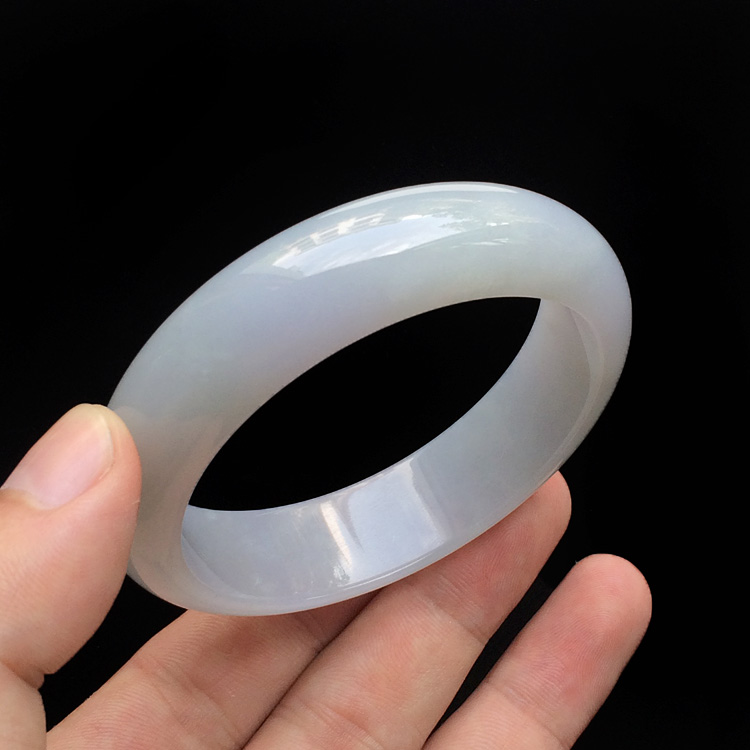 糯冰种紫罗兰手镯(56.2mm)