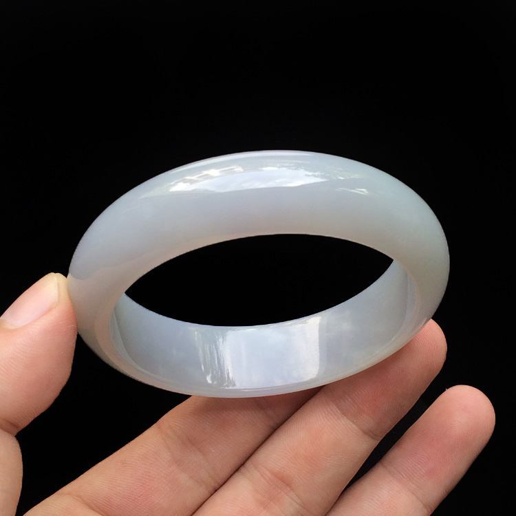 糯冰种紫罗兰手镯(56.2mm)