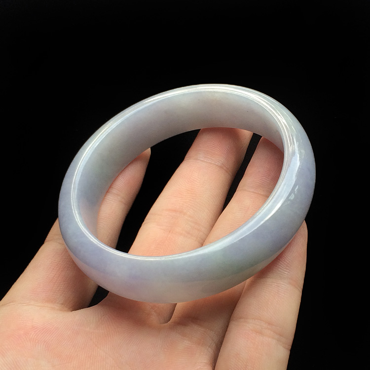 (超值推荐)糯冰种紫罗兰手镯(57.3mm)