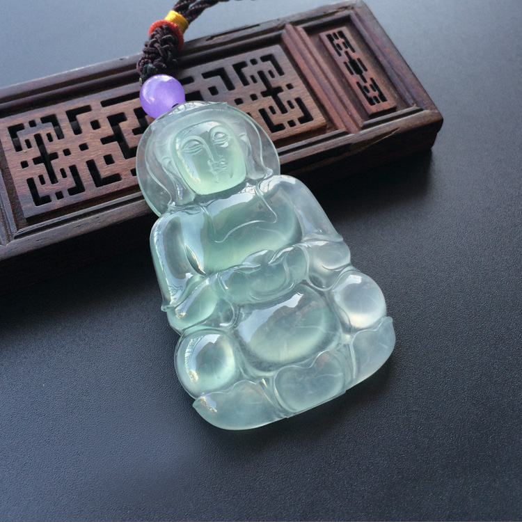 (超值推荐)冰种淡晴水观音挂件