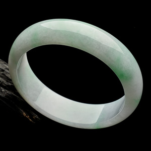 糯冰种飘翠手镯(57.2mm)
