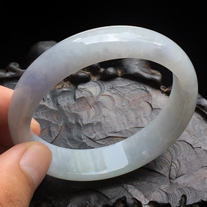 (超值推荐)糯冰种淡紫罗兰手镯(57mm)