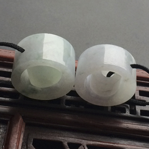 (超值推荐)糯冰种淡晴水飘花路路通挂件(单价)