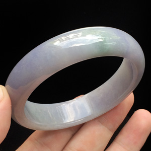 (超值推荐)糯冰种紫罗兰手镯(57.3mm)