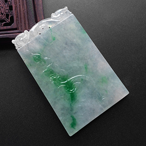 (超值推荐)冰种飘翠平安如意挂件