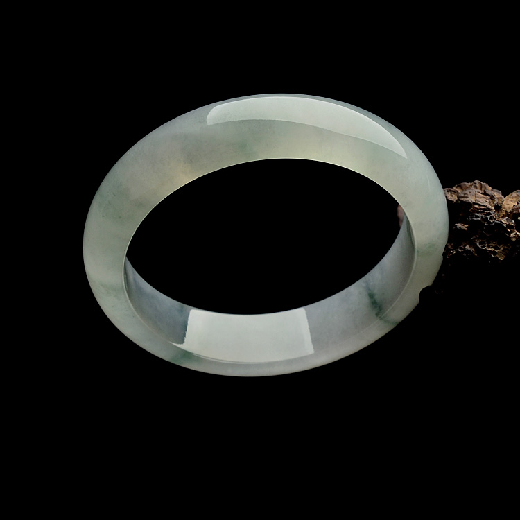 糯冰种飘花手镯（58.6mm）