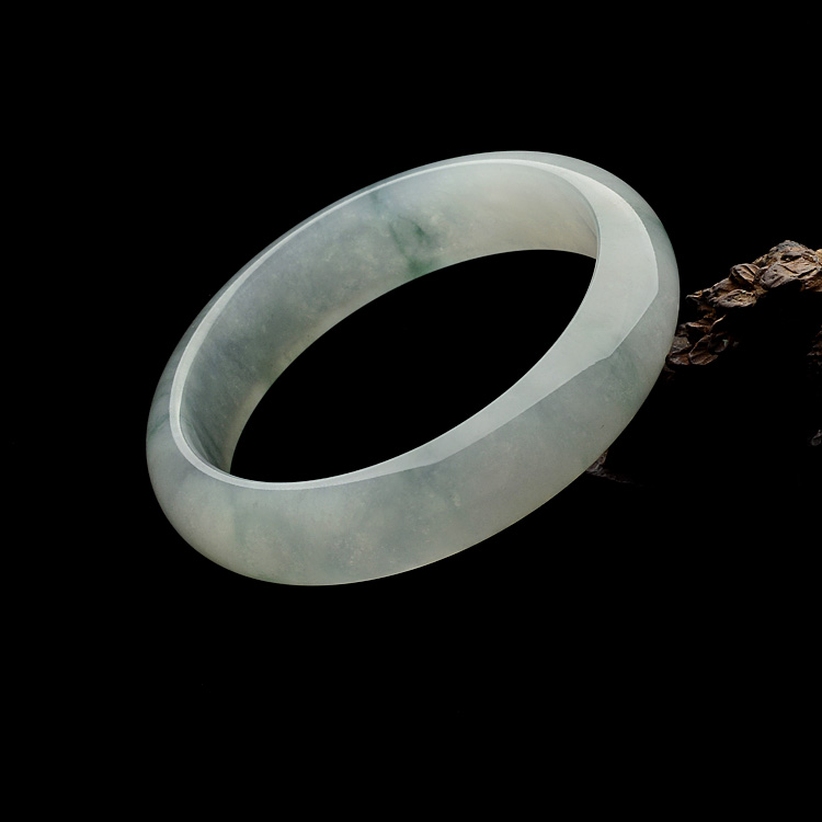 糯冰种飘花手镯（58.6mm）