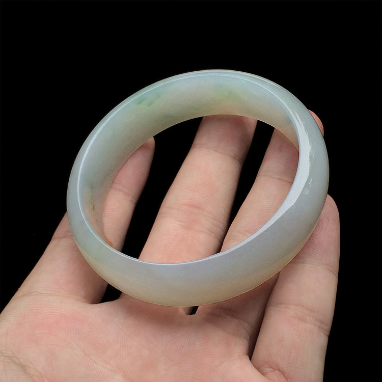 糯冰种飘花手镯(58.3mm)