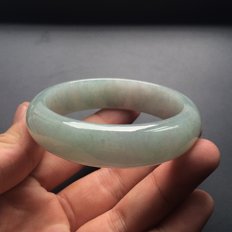 (超值推荐)糯冰种淡晴水手镯(单价)(58.4mm/58.5mm)