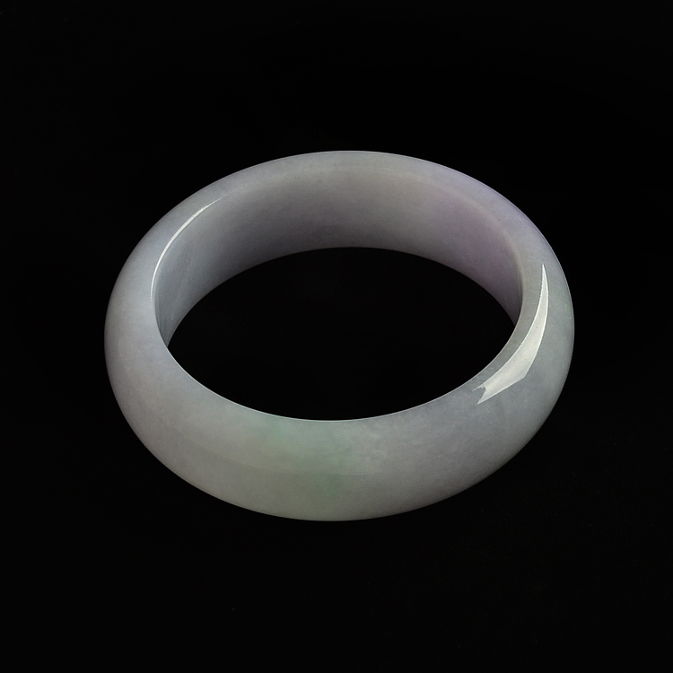 糯冰种紫罗兰手镯(57.7mm)