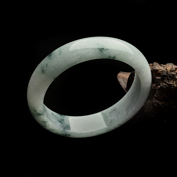 糯冰种飘花手镯（59mm）