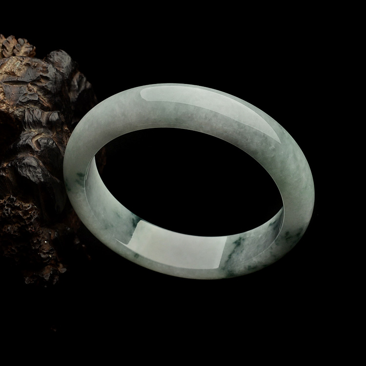 糯冰种飘花手镯（59mm）