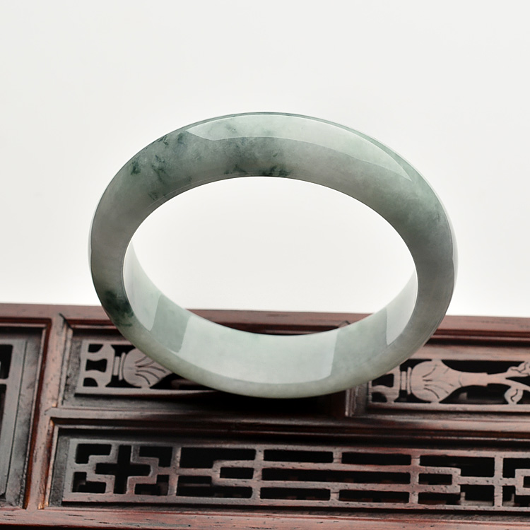 糯冰种飘花手镯（59mm）