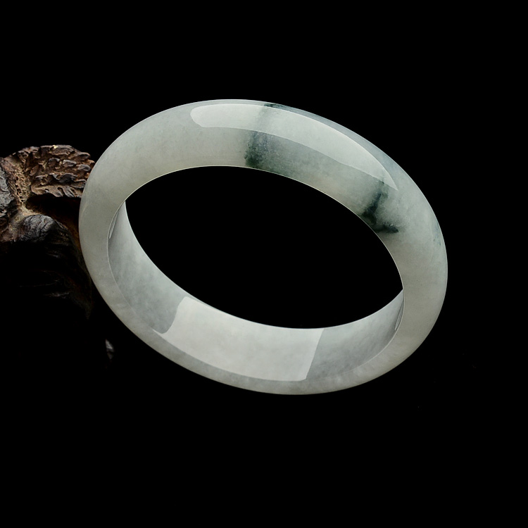 糯冰种飘花手镯（60.8mm）