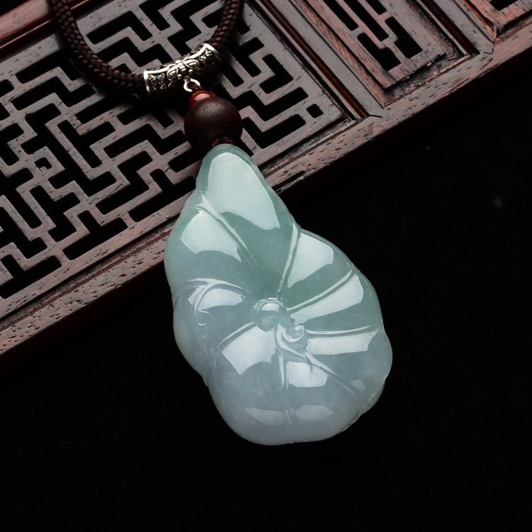 (超值推荐)冰种晴水连生贵子挂件(李牧祥大师出品)