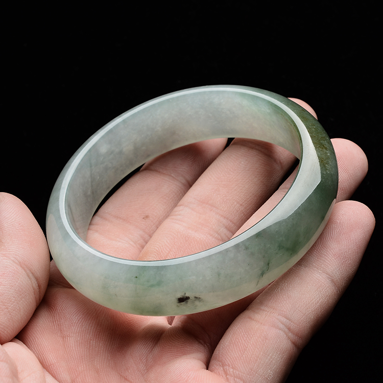 (超值推荐)冰种晴水飘花手镯(58.8mm)