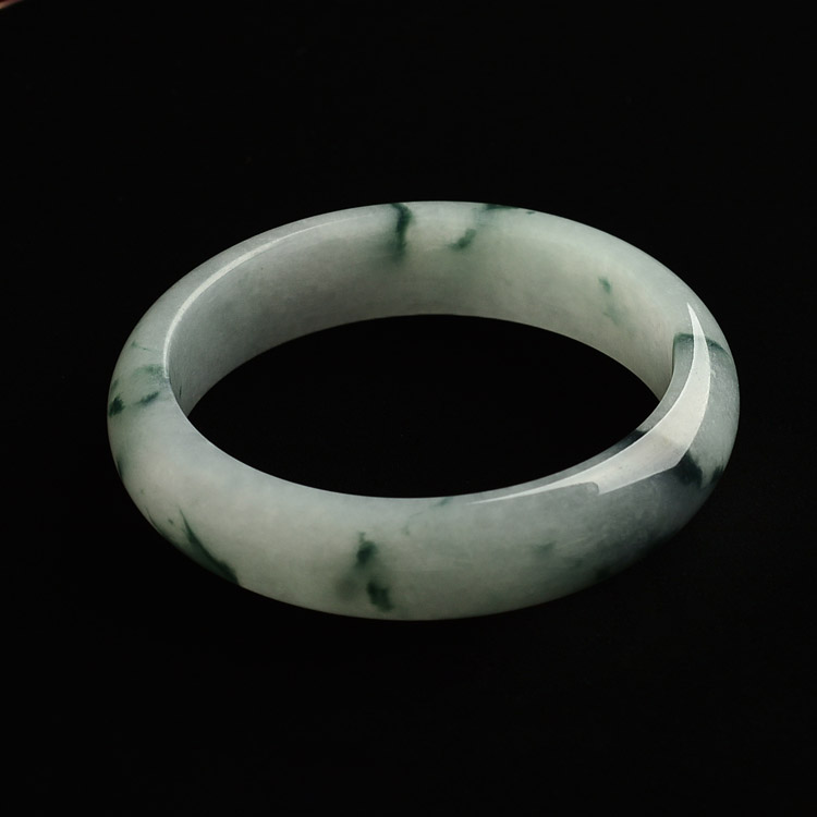 糯冰种飘花手镯（58.6mm）