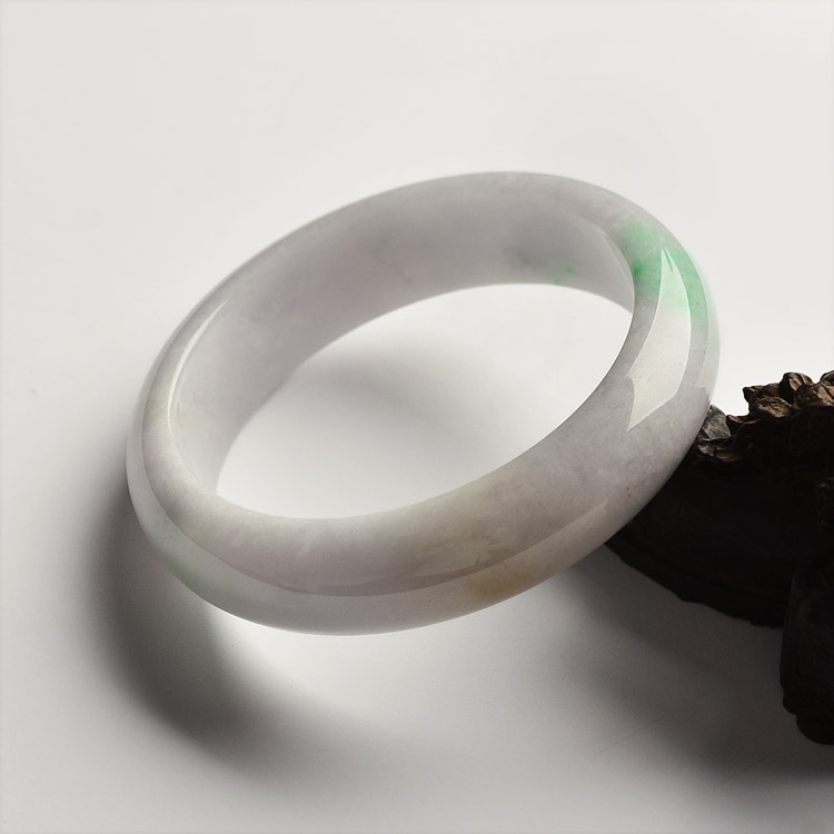 糯冰种飘翠手镯(59.9mm)