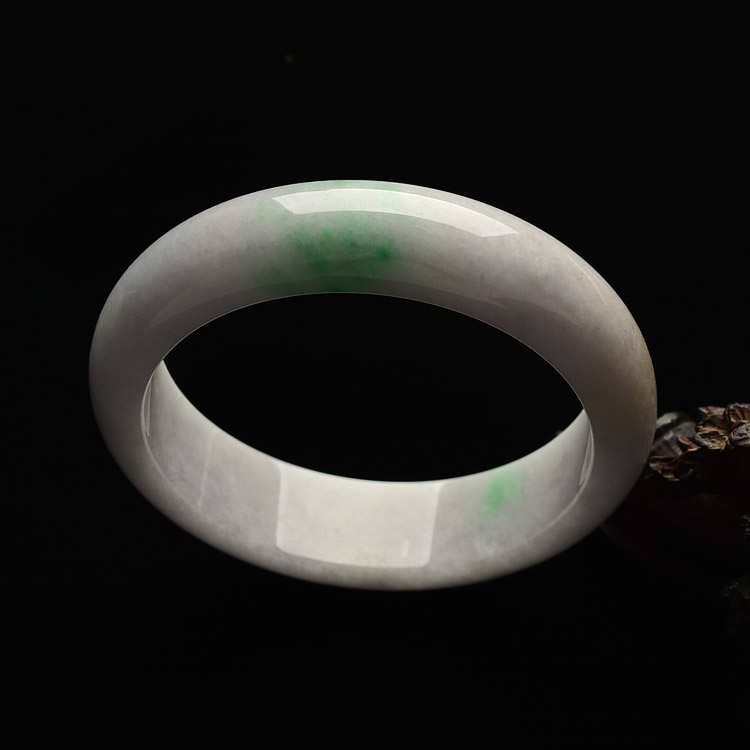 糯冰种飘翠手镯(59.9mm)