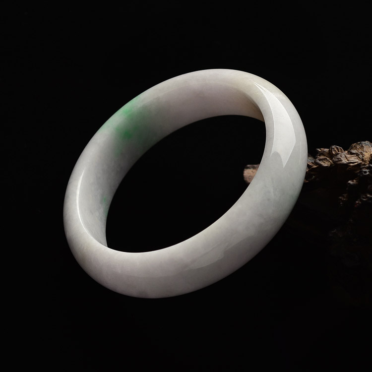 糯冰种飘翠手镯(59.9mm)