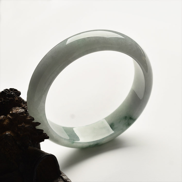 糯冰种飘花手镯(58.9mm)