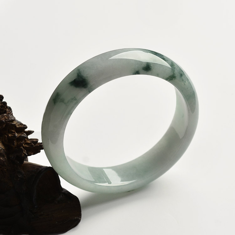 糯冰种飘花手镯(57.6mm)