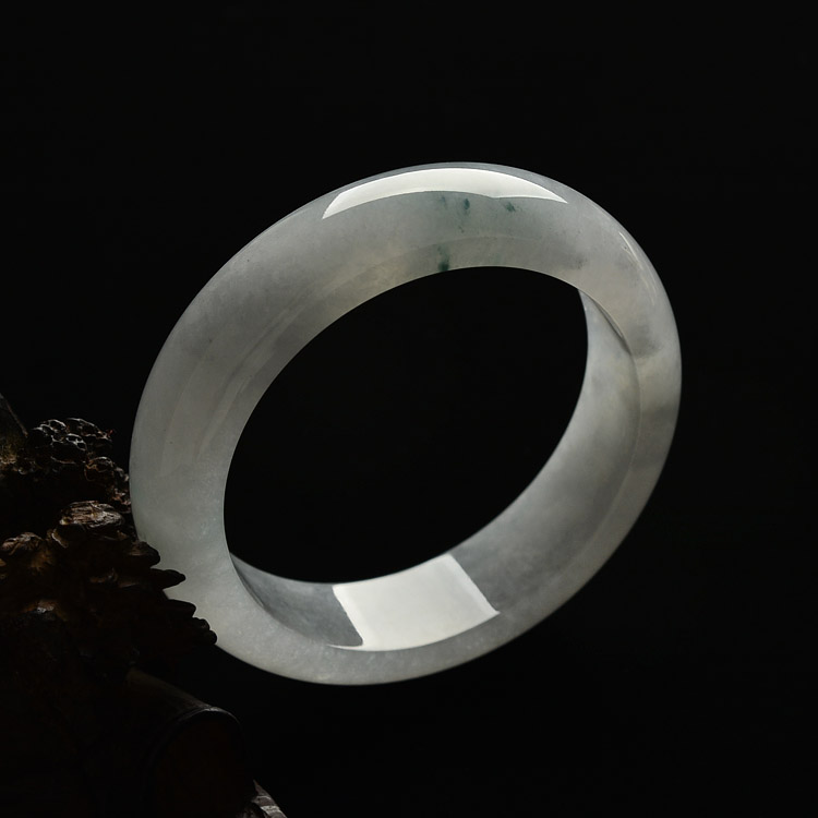 冰种晴水飘花手镯(58.9mm)