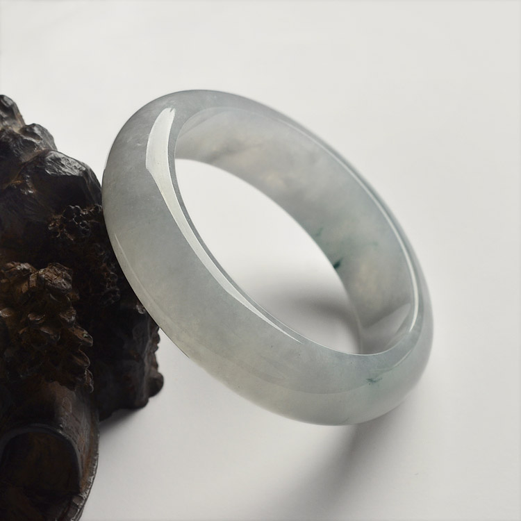 冰种晴水飘花手镯(58.9mm)