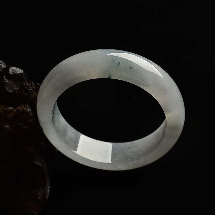 冰种晴水飘花手镯(58.9mm)