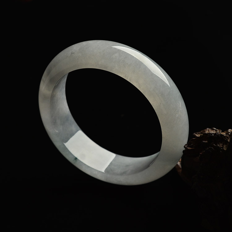冰种晴水飘花手镯(58.9mm)