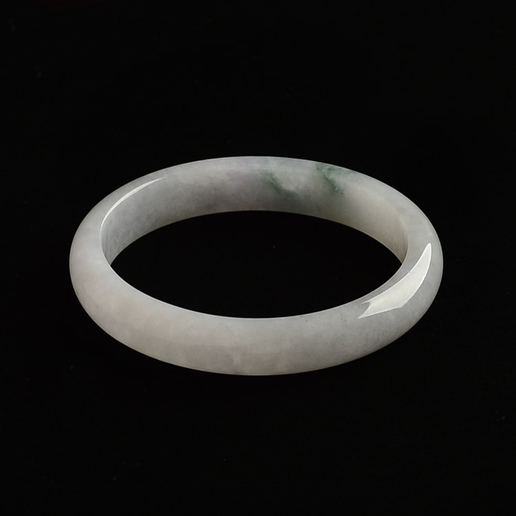 糯冰种飘花贵妃镯（48.5mm-54mm）