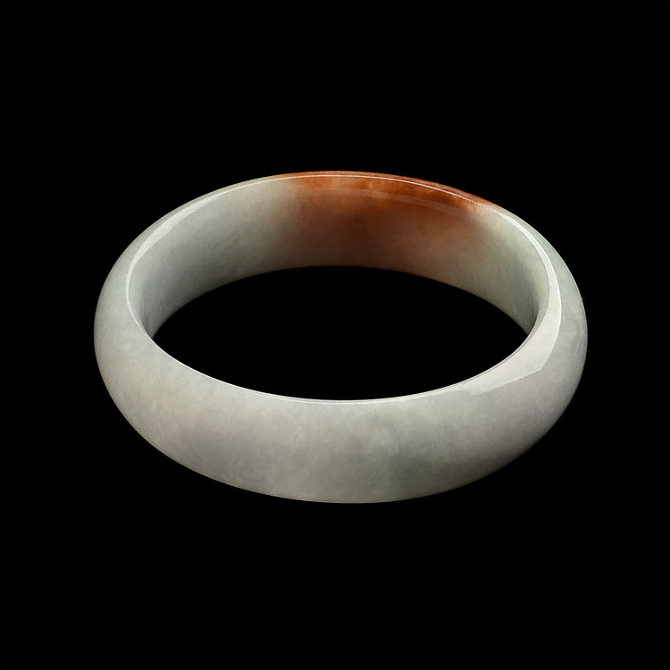 （超值推荐）糯冰种红黄翡贵妃镯（49.7mm-55.6mm）