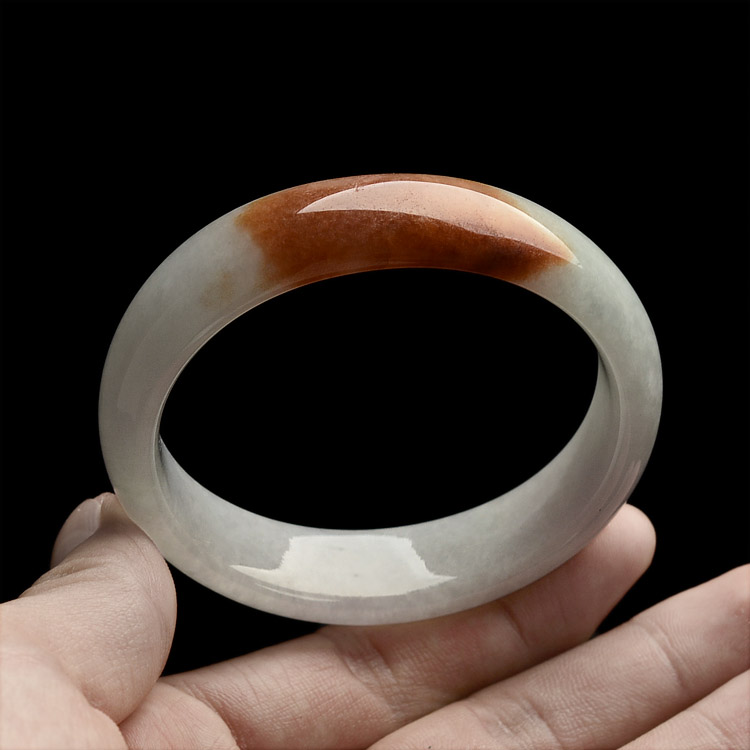 （超值推荐）糯冰种红黄翡贵妃镯（49.7mm-55.6mm）