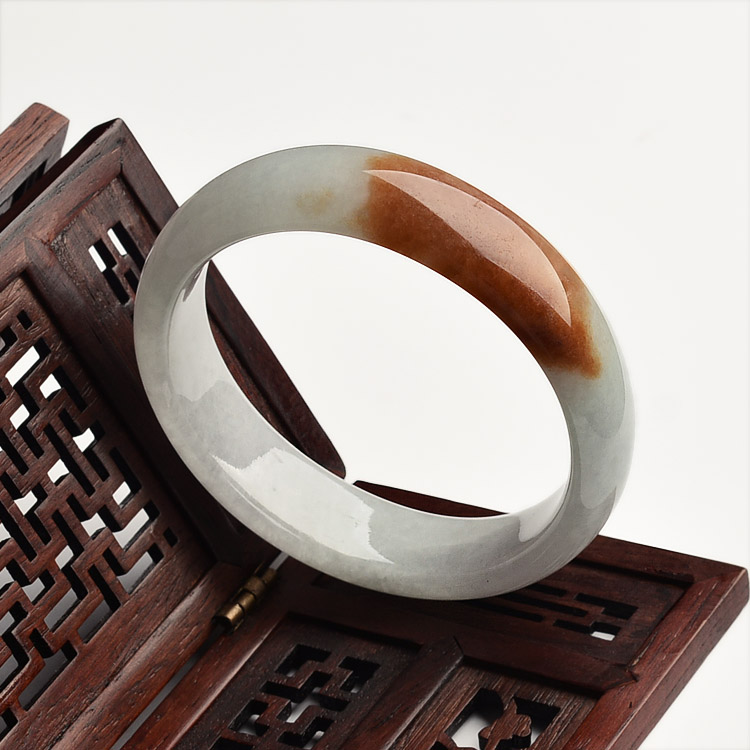 （超值推荐）糯冰种红黄翡贵妃镯（49.7mm-55.6mm）