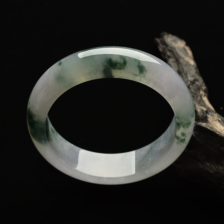 （超值推荐）冰种飘花手镯（57.4mm）