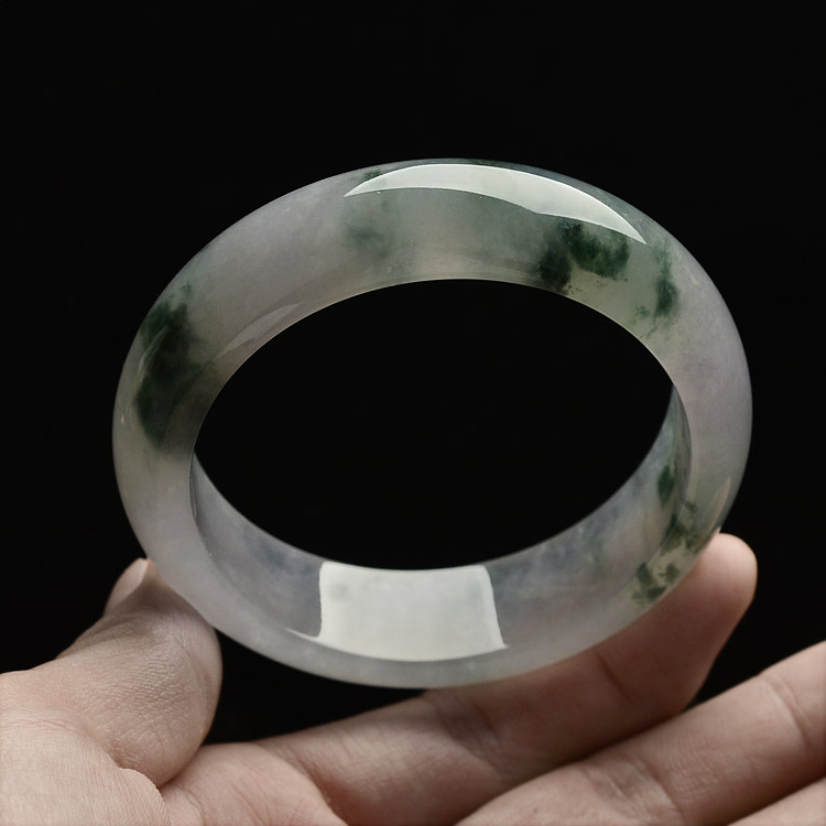 （超值推荐）冰种飘花手镯（57.4mm）
