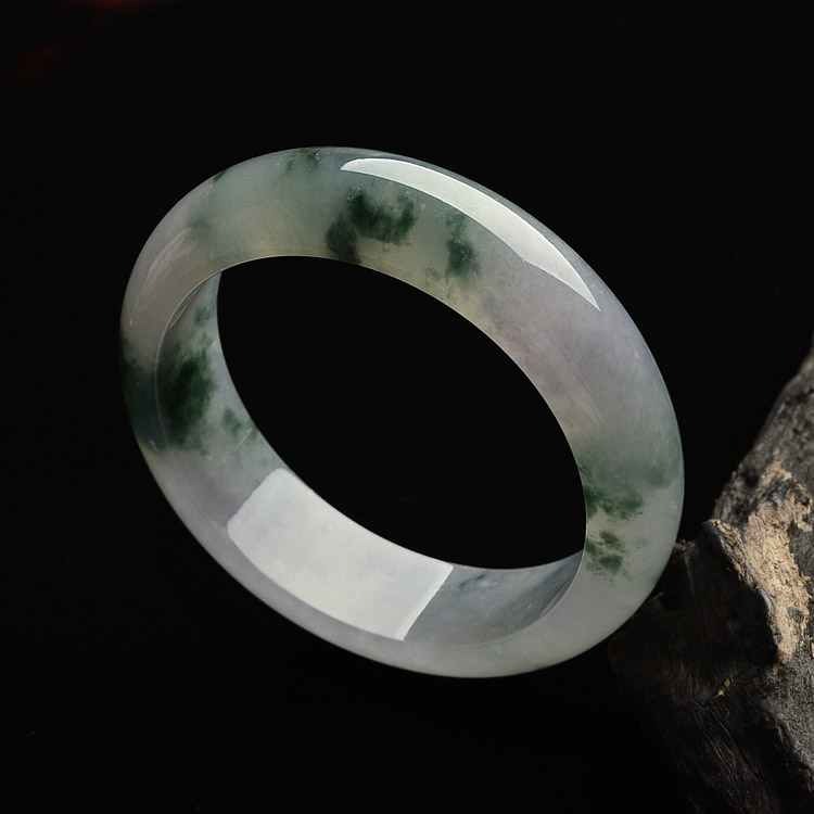 （超值推荐）冰种飘花手镯（57.4mm）