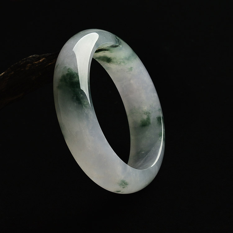 （超值推荐）冰种飘花手镯（57.4mm）