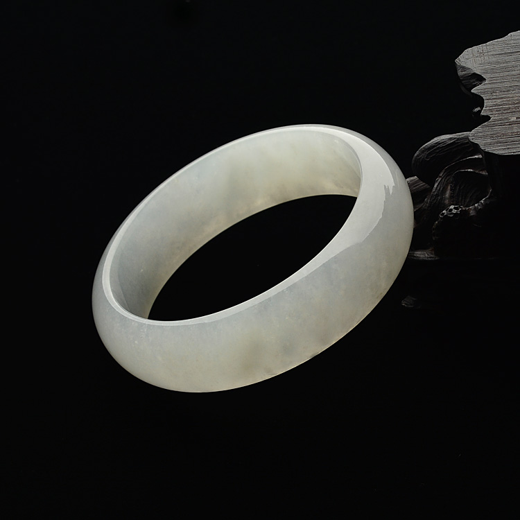 糯冰种飘花手镯(57.8mm)