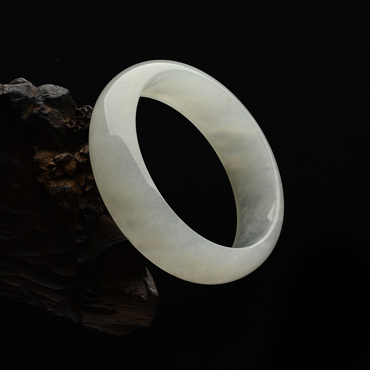 糯冰种飘花手镯(57.8mm)